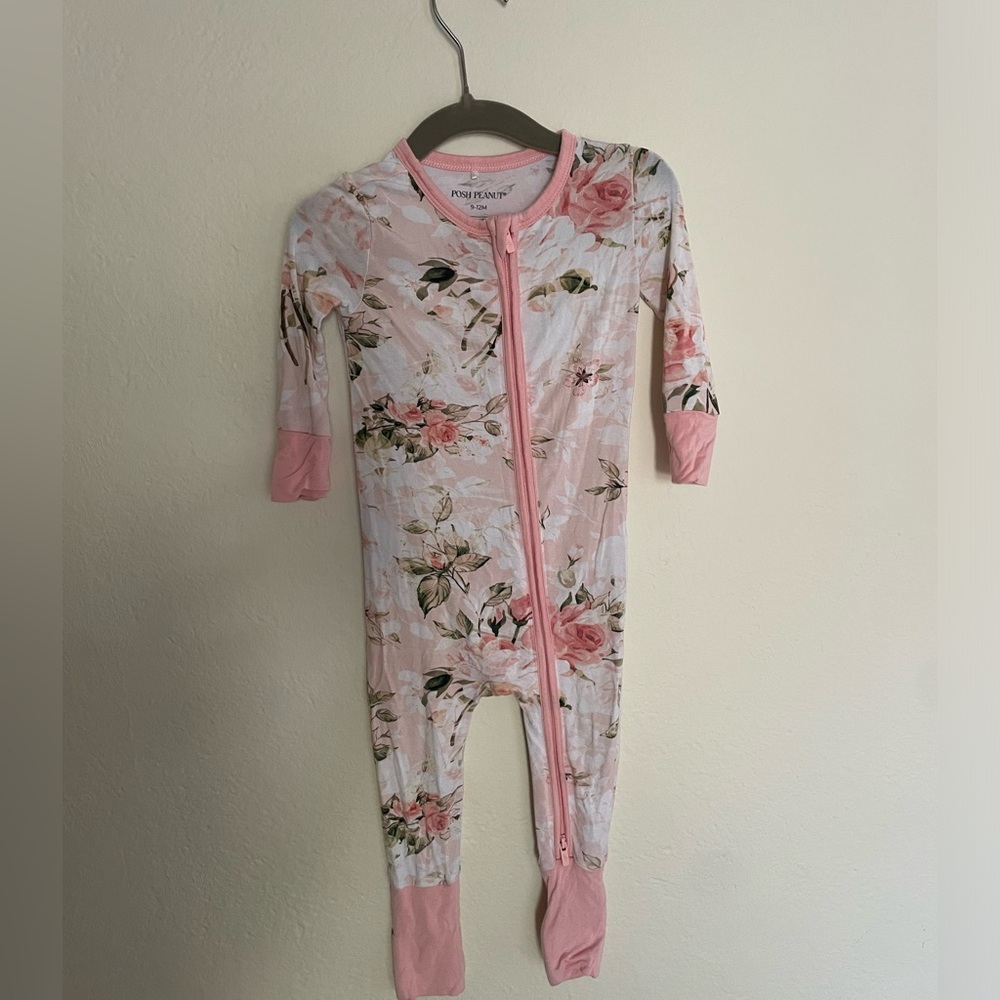 Posh Peanut 2-way Zip Convertible Footie Pajamas